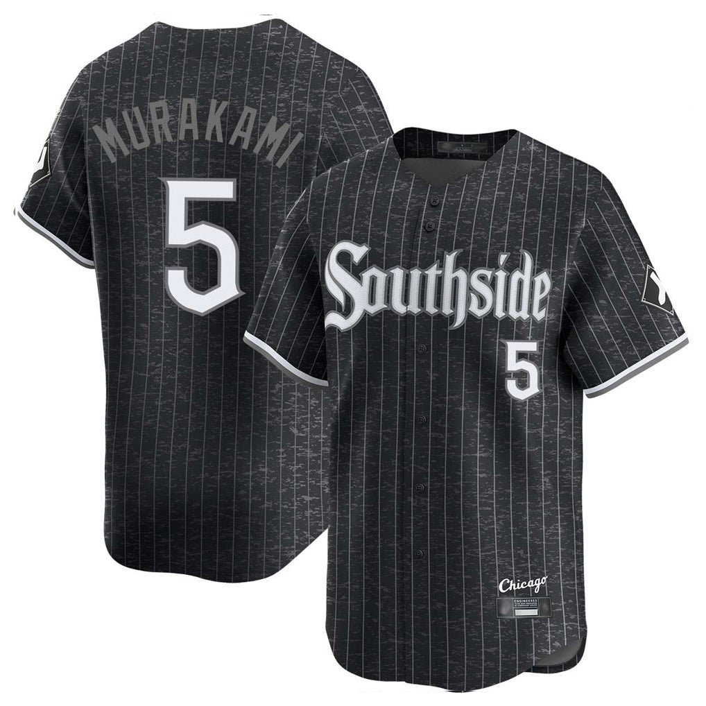 Chicago White Sox #5 Munetaka Murakami Player Black HOLBERT City Connect Limited Home Stitched Jerseys