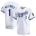 Kansas City Royals #1 MJ Melendez White HOLBERT 2024 Home Limited Stitched Jersey