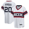 Chicago White Sox #20 Miguel Vargas Player White HOLBERT T-shirt Home Game Stitched Jerseys