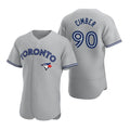 Toronto Blue Jays #90 Adam Cimber Gray HOLBERT Road Flex Base Player Jersey