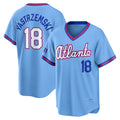 Atlanta Braves #18 Mike Yastrzemski Powder Blue HOLBERT 2026 City Connect Stadium Jersey
