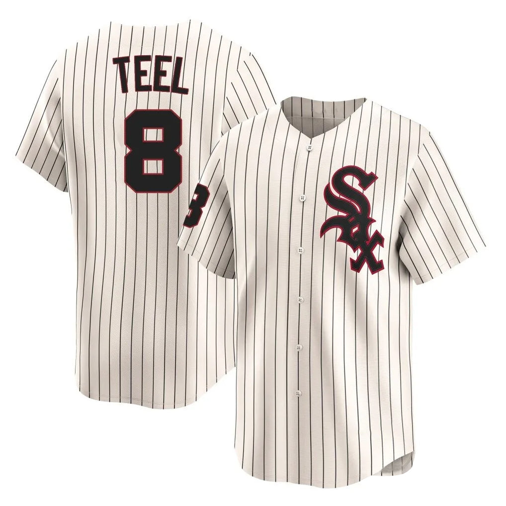 Chicago White Sox #8 Kyle Teel Player Cream HOLBERT Cooperstown Collection Limited Home Stitched Jerseys