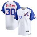 Atlanta Braves #30 Drake Baldwin Player White HOLBERT City Connect Limited Home Game Stitched Jerseys