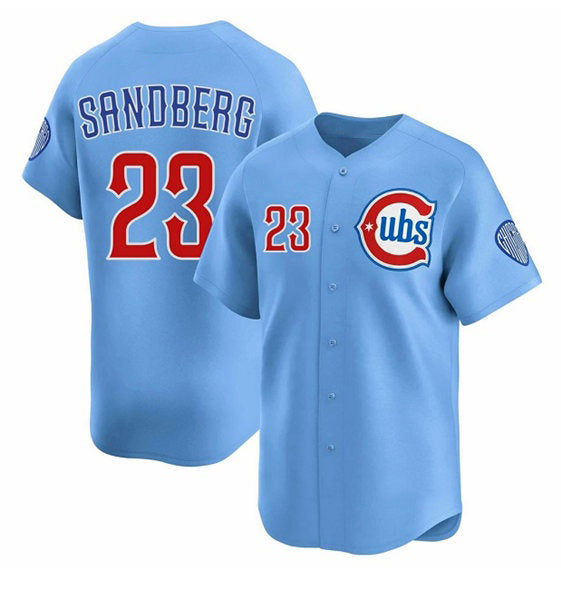 Chicago Cubs #23 Ryne Sandberg Blue HOLBERT 2024-25 2nd Alternate Limited Stitched Jersey