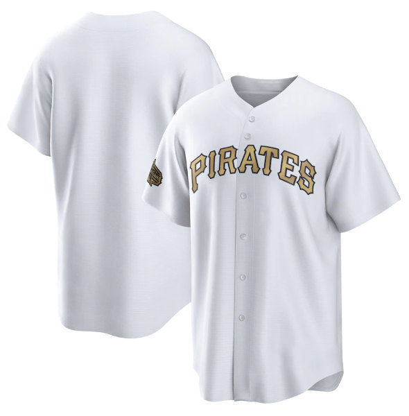 Pittsburgh Pirates Blank White HOLBERT 2022 All-Star Cool Base Stitched Jersey