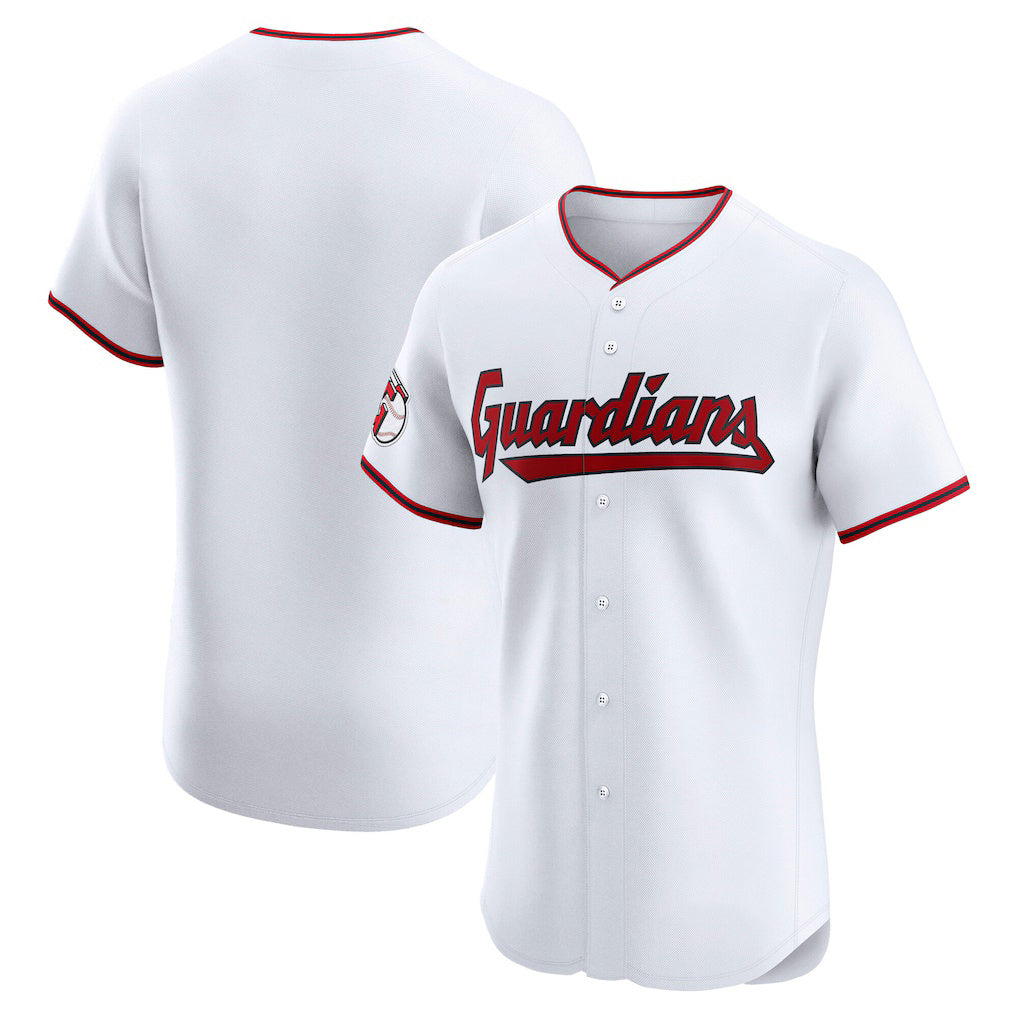 Cleveland Guardians White HOLBERT Home Elite Jersey