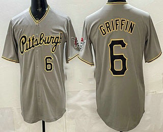 Pittsburgh Pirates #6 Konnor Griffin Grey HOLBERT Limited Jersey