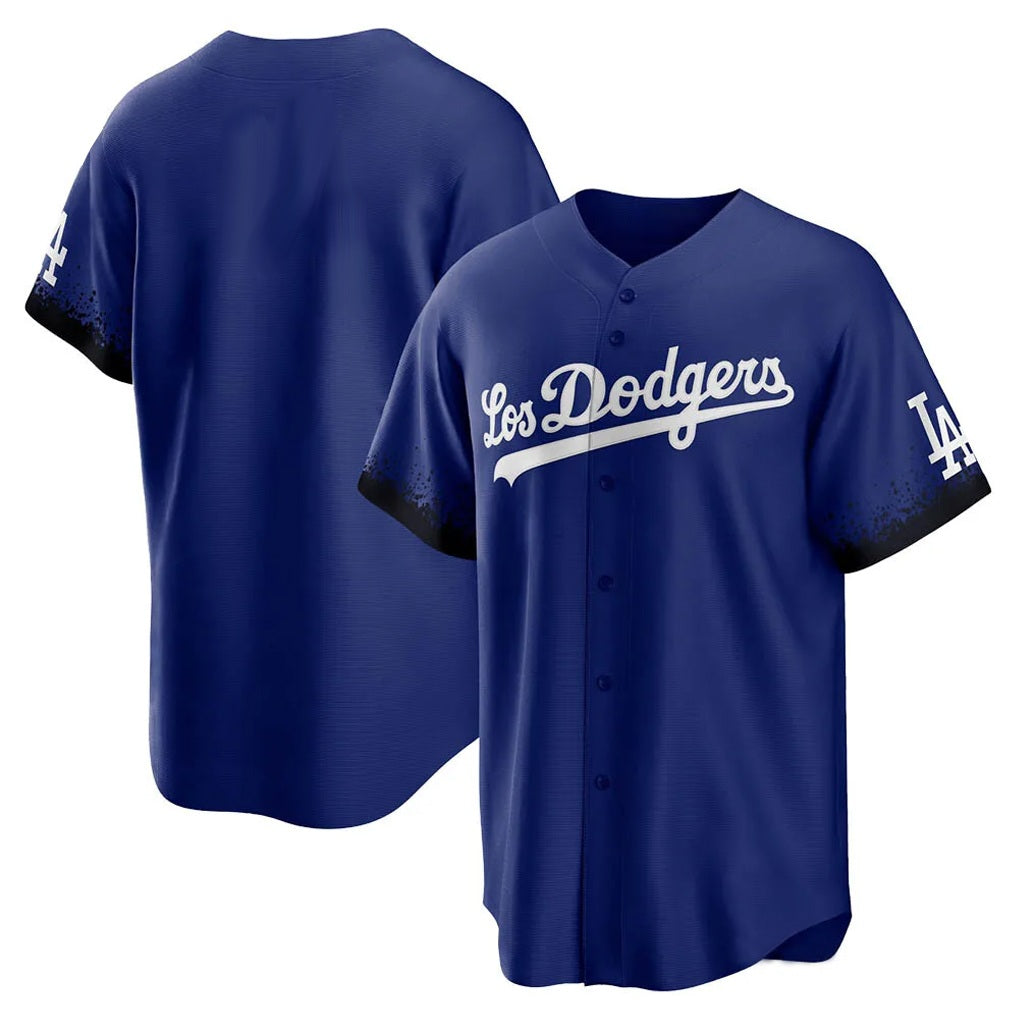 Los Angeles Dodgers Blank Player Royal HOLBERT City Connect Home Game Stitched Jerseys