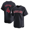Cleveland Guardians #4 Brayan Rocchio Player Navy HOLBERT Limited Home Game Stitched Jerseys