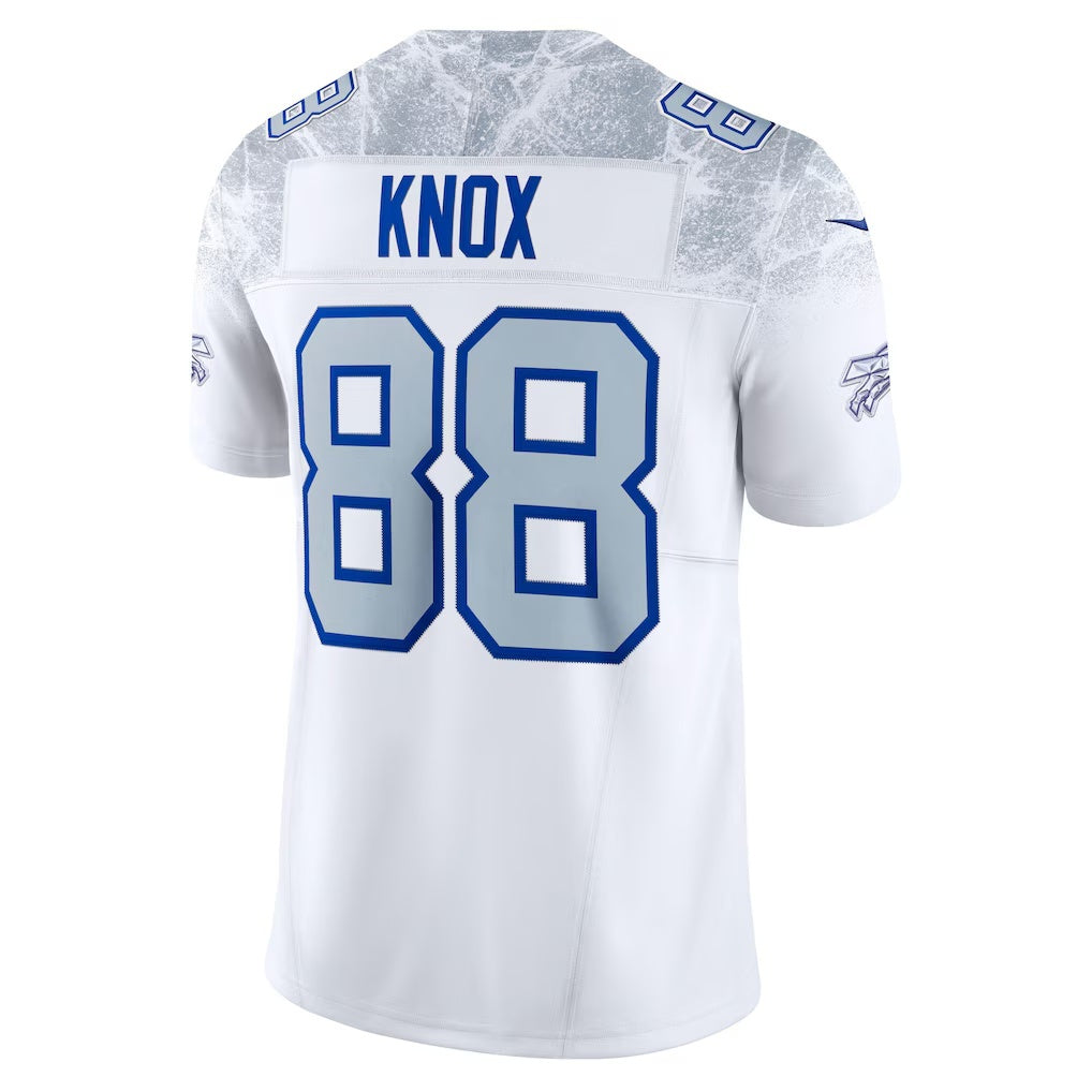 B.Bills #88 Dawson Knox White HOLBERT 22025 Rivalries Collection Limited Jersey