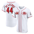 Cincinnati Reds #44 Elly De La Cruz Player White HOLBERT Limited Elite Home Stitched Jerseys