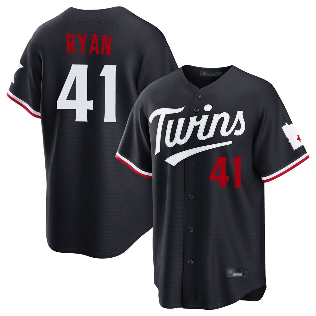 Minnesota Twins #41 Joe Ryan Player Navy HOLBERTHome Game Stitched Jerseys