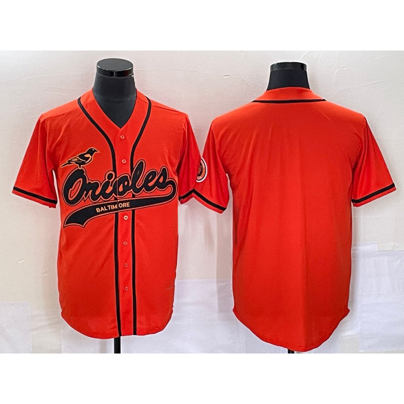 Baltimore Orioles Orange HOLBERT Cool Base Stitched Jersey