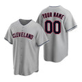 Custom Cleveland Indians Gray HOLBERT 2020 Stitched Cool Base Road Jersey
