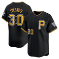 Pittsburgh Pirates #30 Paul Skenes Black HOLBERT Alt Limited Jersey