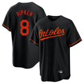 Baltimore Orioles #8 Cal Ripken Player Black HOLBERT Home Game Stitched Jerseys