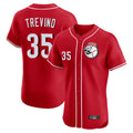 Cincinnati Reds #35 Jose Trevino Player Red HOLBERT Limited Elite Home Game Stitched Jerseys