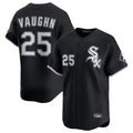 Chicago White Sox #25 Andrew Vaughn Player Black HOLBERT Limited Home Stitched Jerseys