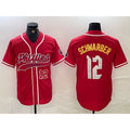 Philadelphia Phillies #12 Kyle Schwarber Red HOLBERT 2024 City Connect Limited Stitched Jerseys