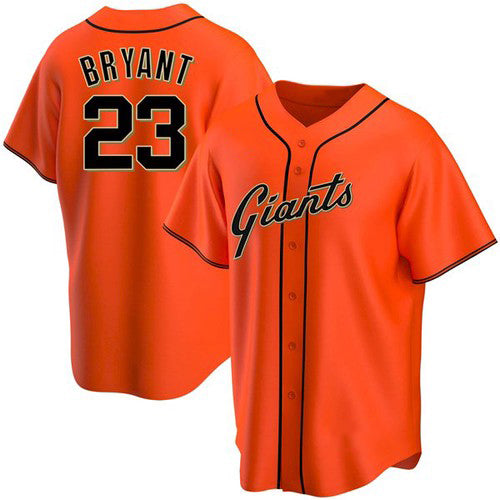 San Francisco Giants #23 Kris Bryant Orange HOLBERT Cool Base Jersey