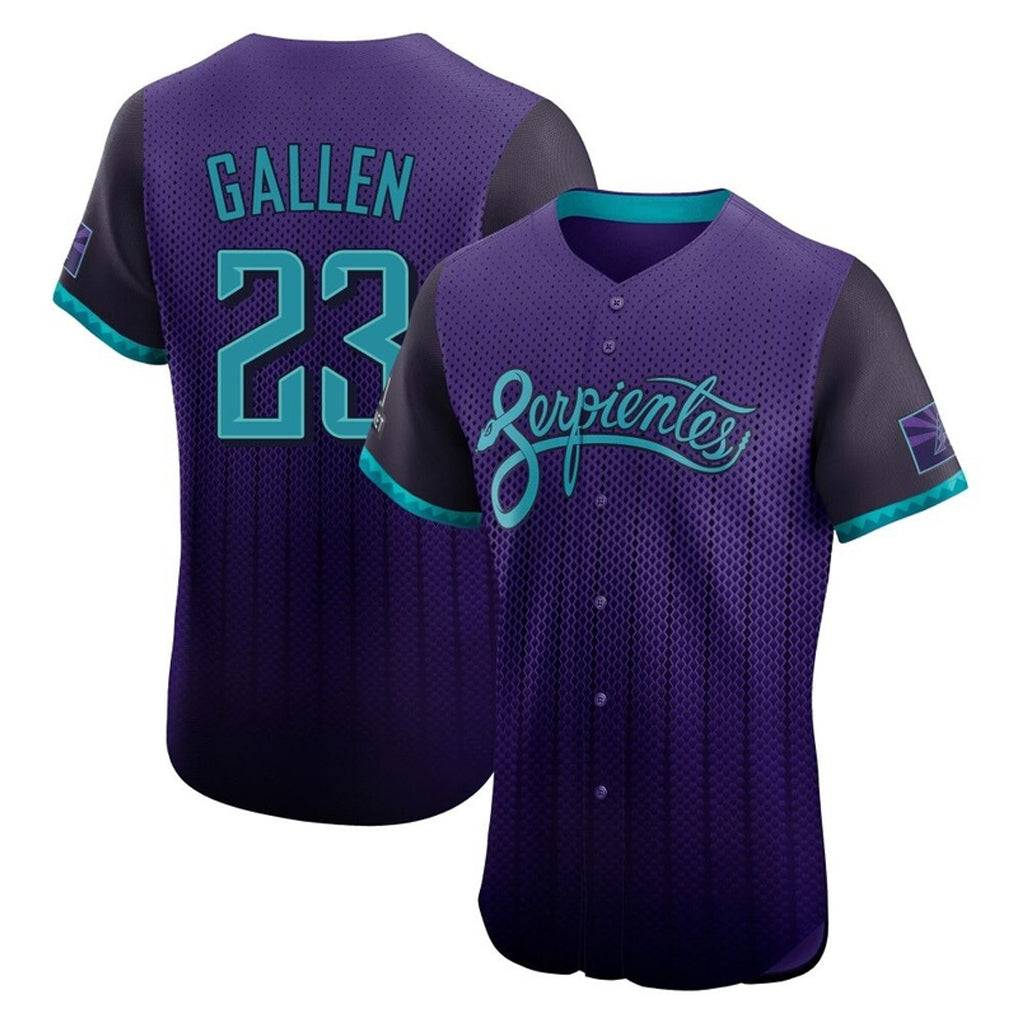 Arizona Diamondbacks #23 Zac Gallen Player Purple HOLBERT City Connect Limited Elite Home Game Stitched Jerseys