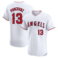 Los Angeles Angels #13 Drew Pomeranz Player White HOLBERT Limited Elite Stitched Home Jerseys