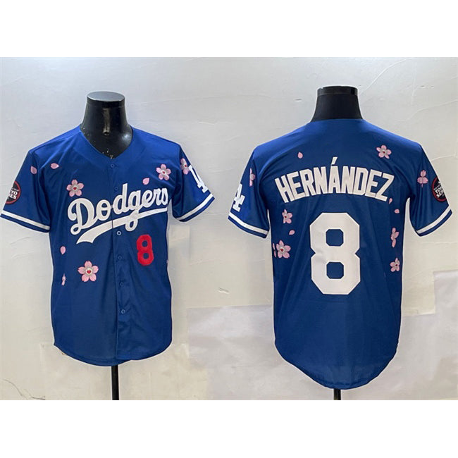 Los Angeles Dodgers #8 Enrique Hernandez Royal HOLBERT 2025 Tokyo Series Limited Stitched Jersey