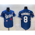 Los Angeles Dodgers #8 Enrique Hernandez Royal HOLBERT 2025 Tokyo Series Limited Stitched Jersey