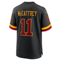 W.Commanders #11 Luke McCaffrey Black HOLBERT Hail Raiser Alternate Game Jersey