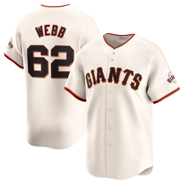 San Francisco Giants #62 Logan Webb Cream HOLBERT Cool Base Stitched Jersey