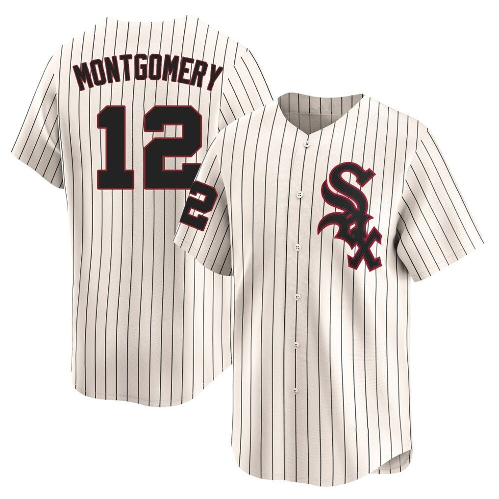 Chicago White Sox #12 Colson Montgomery Player Cream HOLBERT Cooperstown Collection Limited Home Stitched Jerseys