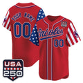 Custom Baltimore Orioles America 250 Edition Vapor Premier Limited Red HOLBERT Stitched Jerseys