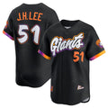 San Francisco Giants #51 Jung Hoo Lee Black HOLBERT Anthracite 2025 City Connect Limited Stitched Jersey