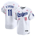 Los Angeles Dodgers #11 Roki Sasaki Player White HOLBERT Tokyo Series Vapor Premier Limited Stitched Jerseys