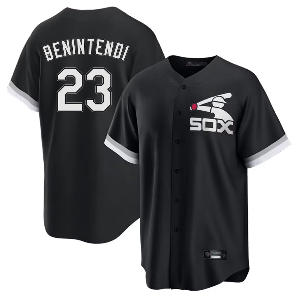 Chicago White Sox #23 Andrew Benintendi Player Black HOLBERT Spring Training Game Stitched Jerseys