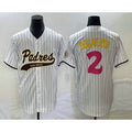 San Diego Padres #2 Xander Bogaerts White HOLBERT NEW 2023 City Connect Cool Base Stitched Jersey