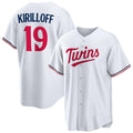 Minnesota Twins #19 Alex Kirilloff White HOLBERT Cool Base Stitched Jerseys