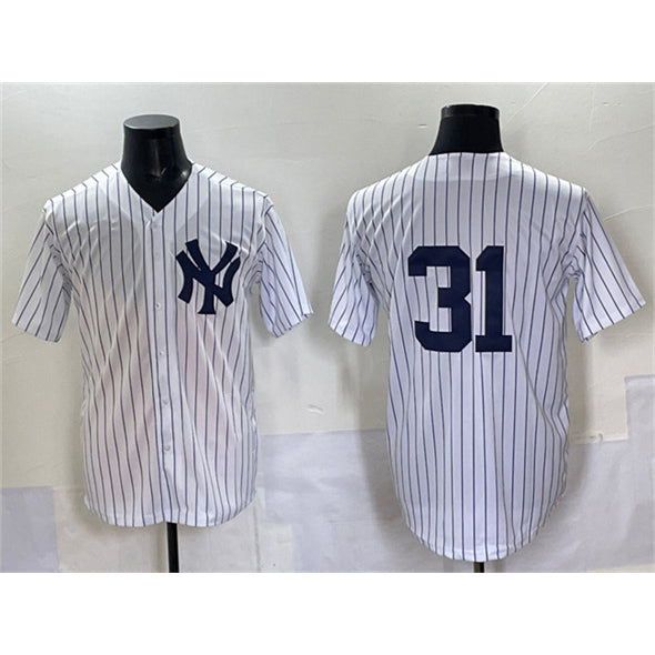 New York Yankees #31 Ichiro Suzuki White HOLBERT Cool Base Limited Stitched Jersey