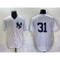 New York Yankees #31 Ichiro Suzuki White HOLBERT Cool Base Limited Stitched Jersey