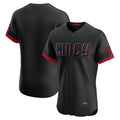 Cincinnati Reds Black HOLBERT City Connect Elite Jersey