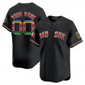 Custom Boston Red Sox Mexico Vapor Premier Limited Jersey ¨C Black HOLBERT