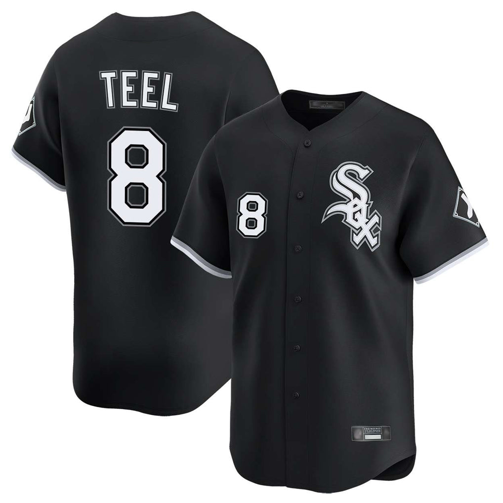 Chicago White Sox #8 Kyle Teel Player Black HOLBERT Limited Home Stitched Jerseys