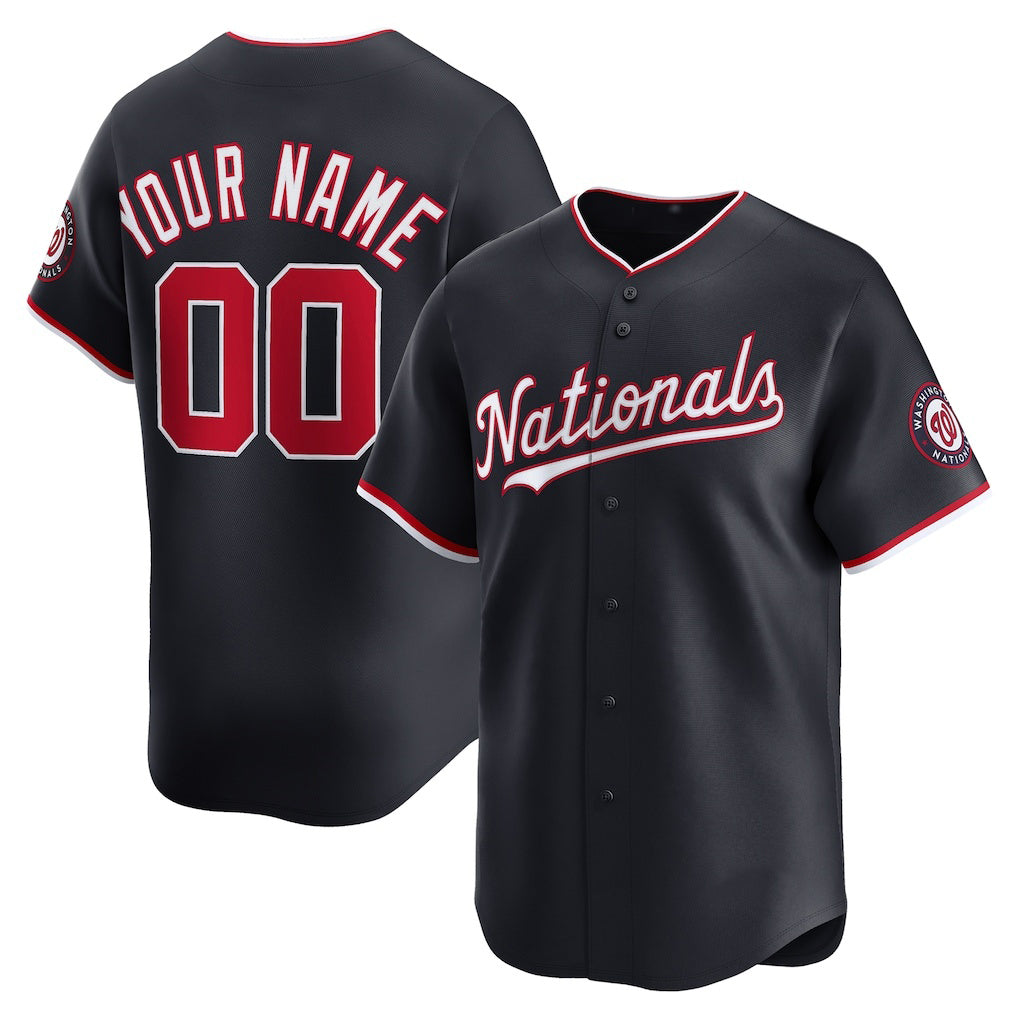 Custom Washington Nationals Navy HOLBERT Alternate Limited Jersey