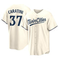 Minnesota Twins #37 Victor Caratini Player Cream HOLBERTGame Limited Home Stitched Jerseys