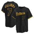 Baltimore Orioles #7 Jackson Holliday Player Black HOLBERT Snake Skin City Home Game Stitched Jerseys
