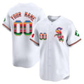 Custom Chicago White Sox Mexico Vapor Premier Limited Jersey V2- All Stitched-White HOLBERT