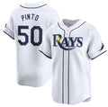 Tampa Bay Rays #50 Rene Pinto White HOLBERT Home Limited Stitched Jersey