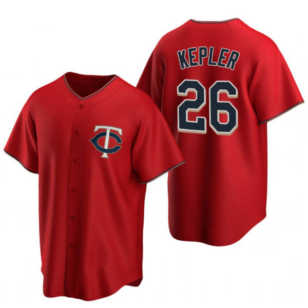 Minnesota Twins #26 Max Kepler Red HOLBERT Cool Base Stitched Jersey