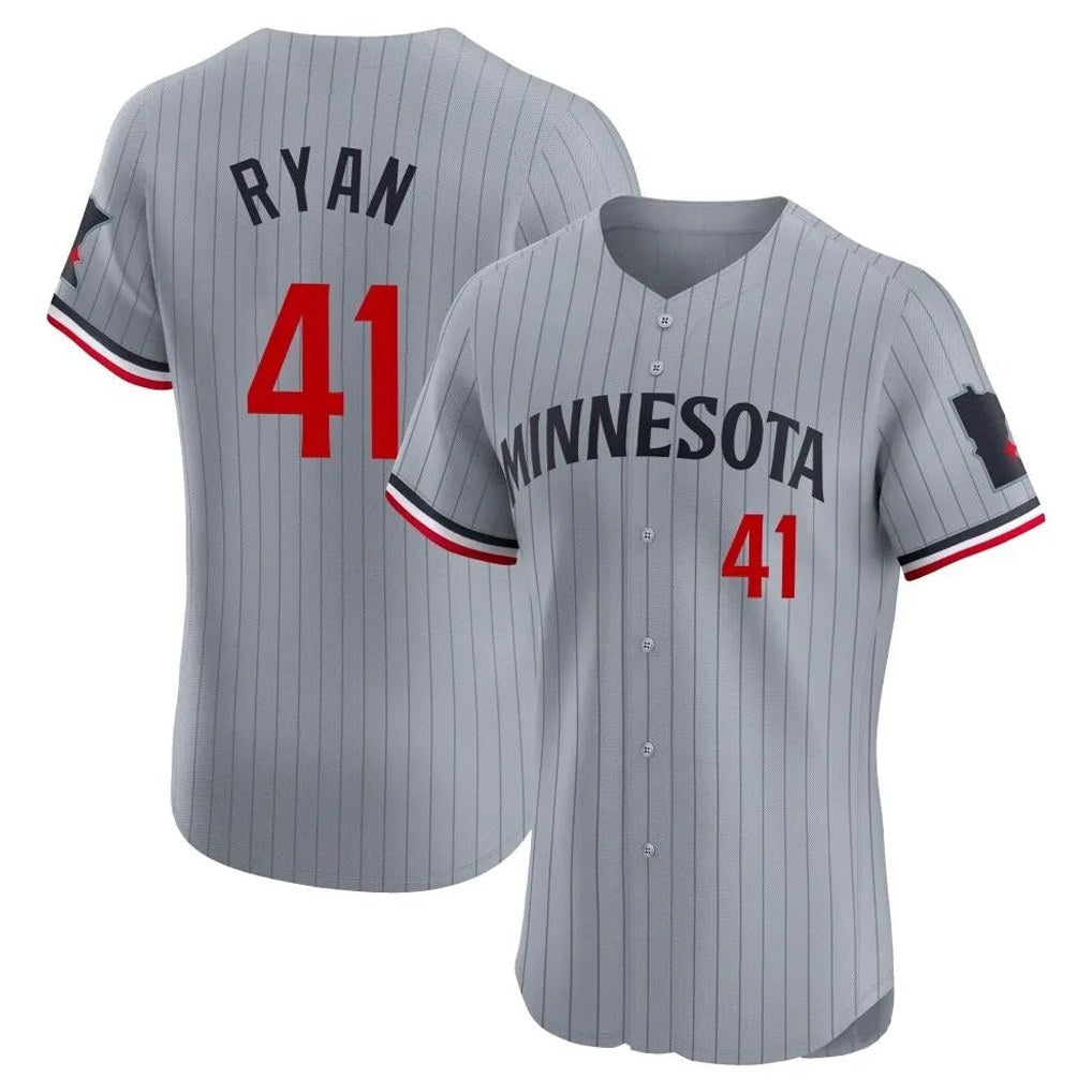 Minnesota Twins #41 Joe Ryan Player Gray HOLBERTHome Limited Elite Stitched Jerseys