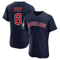 Cleveland Guardians #6 David Fry Player Navy HOLBERT Limited Elite Home Stitched Jerseys